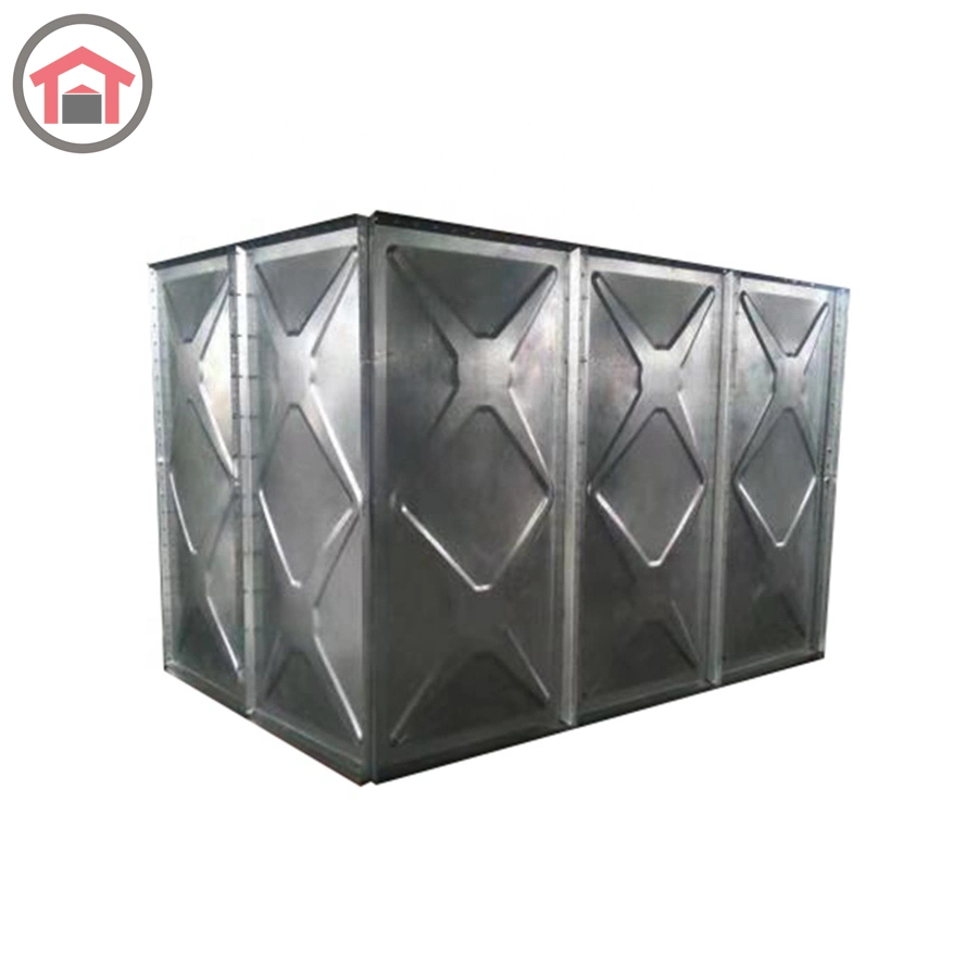 Fabricante de sección Modular Popular Venta de instrumentos de recogida de aguas pluviales galvanizadas galvanizado Tanques Contenedores de agua