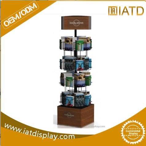 Pop up MDF Cosmetic Display Exhibition Book Stand for Cosmetic