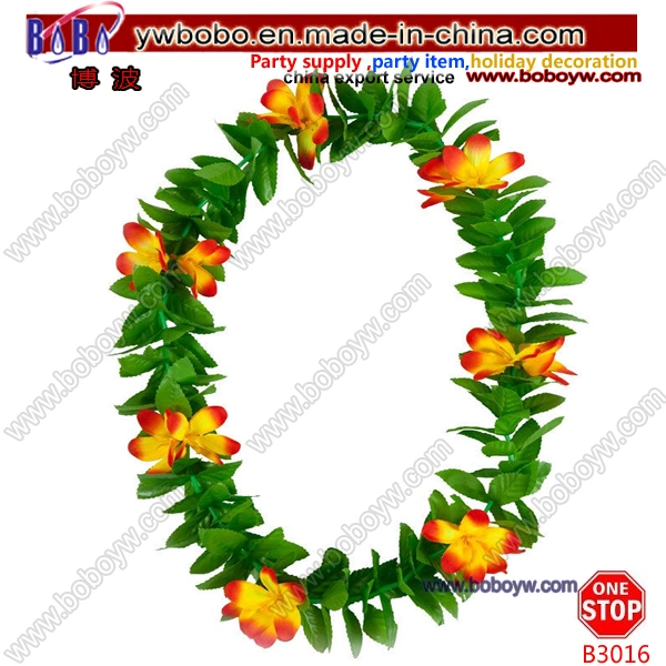 Promotional Items Best Christmas Party Decoration Flower Necklace Garland Lei (B3014)