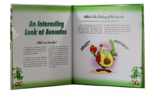 Learn Vegetables Hardcover Book Printing High quality/High cost performance  Hardbook