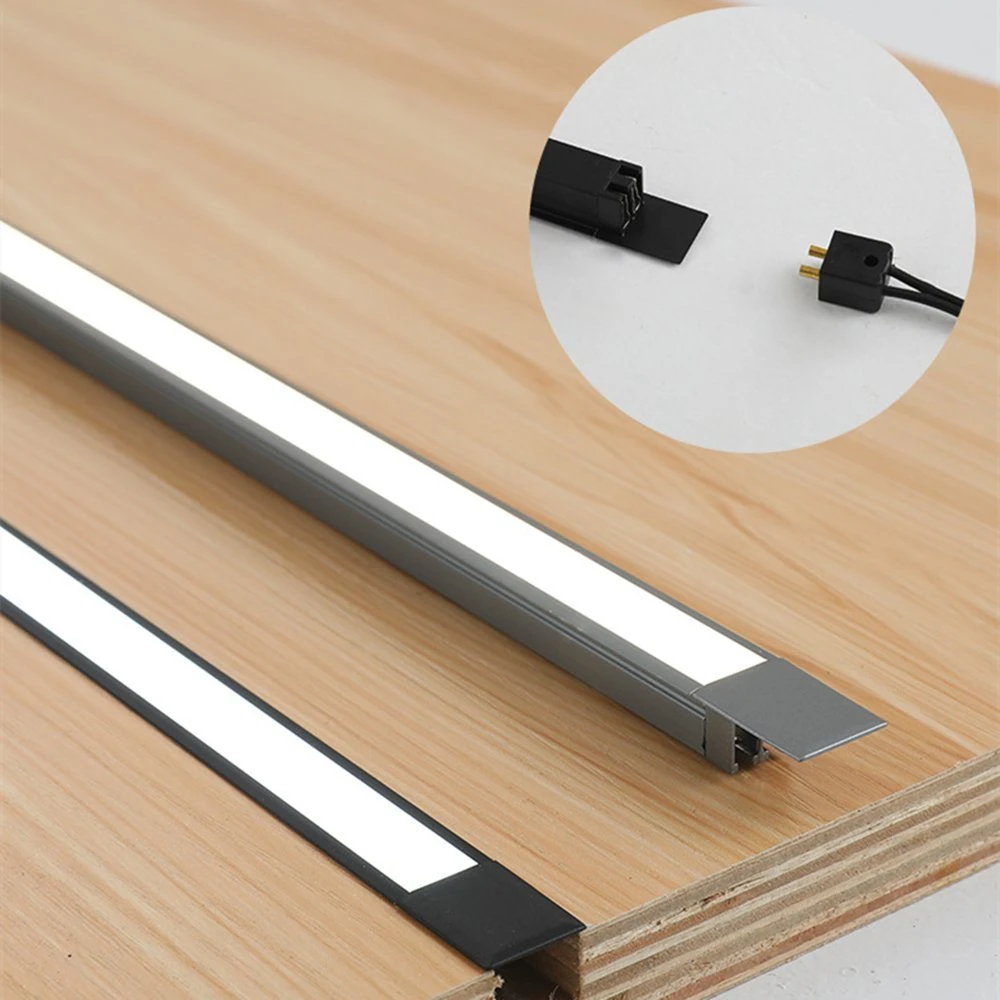 Luminaire linéaire moderne à pendentif minimaliste pour la décoration intérieure des bâtiments