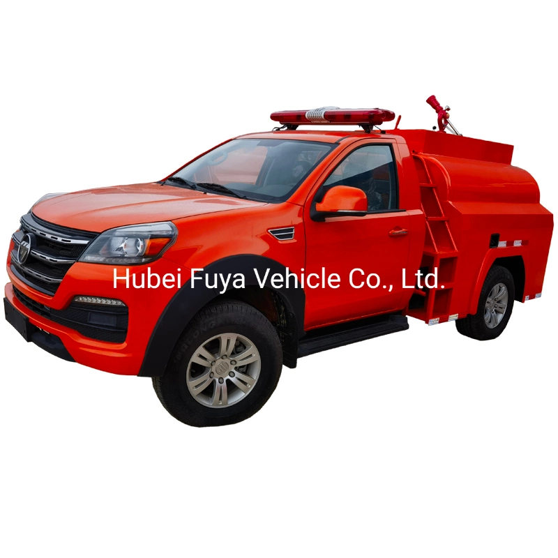 Gasoline Euro5 Foton Rhd Fire Fighting Engine Pickup with 1ton Water Tank