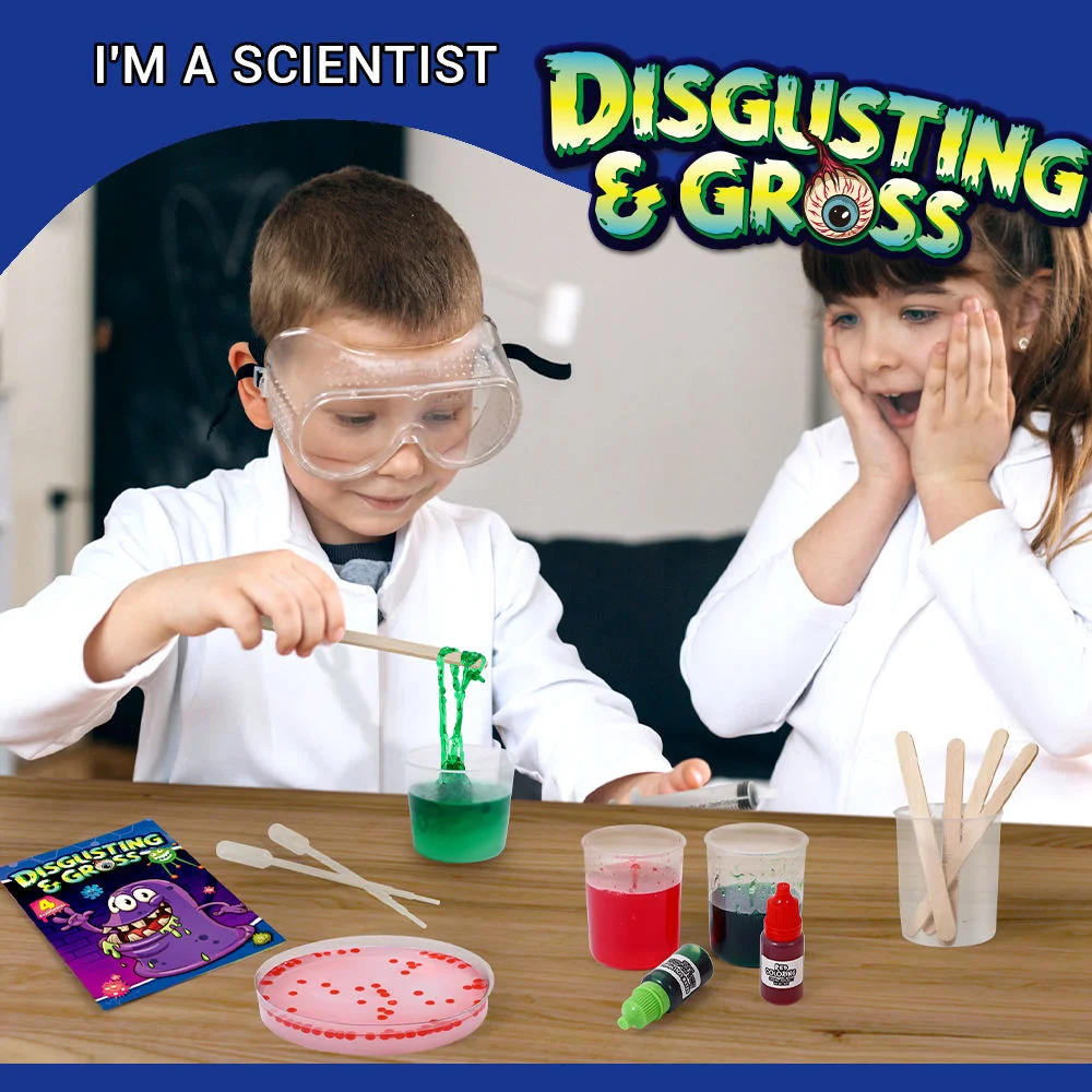 Unique Child Disgusting Toys Green&Red Thrombus Science Kit for Kids