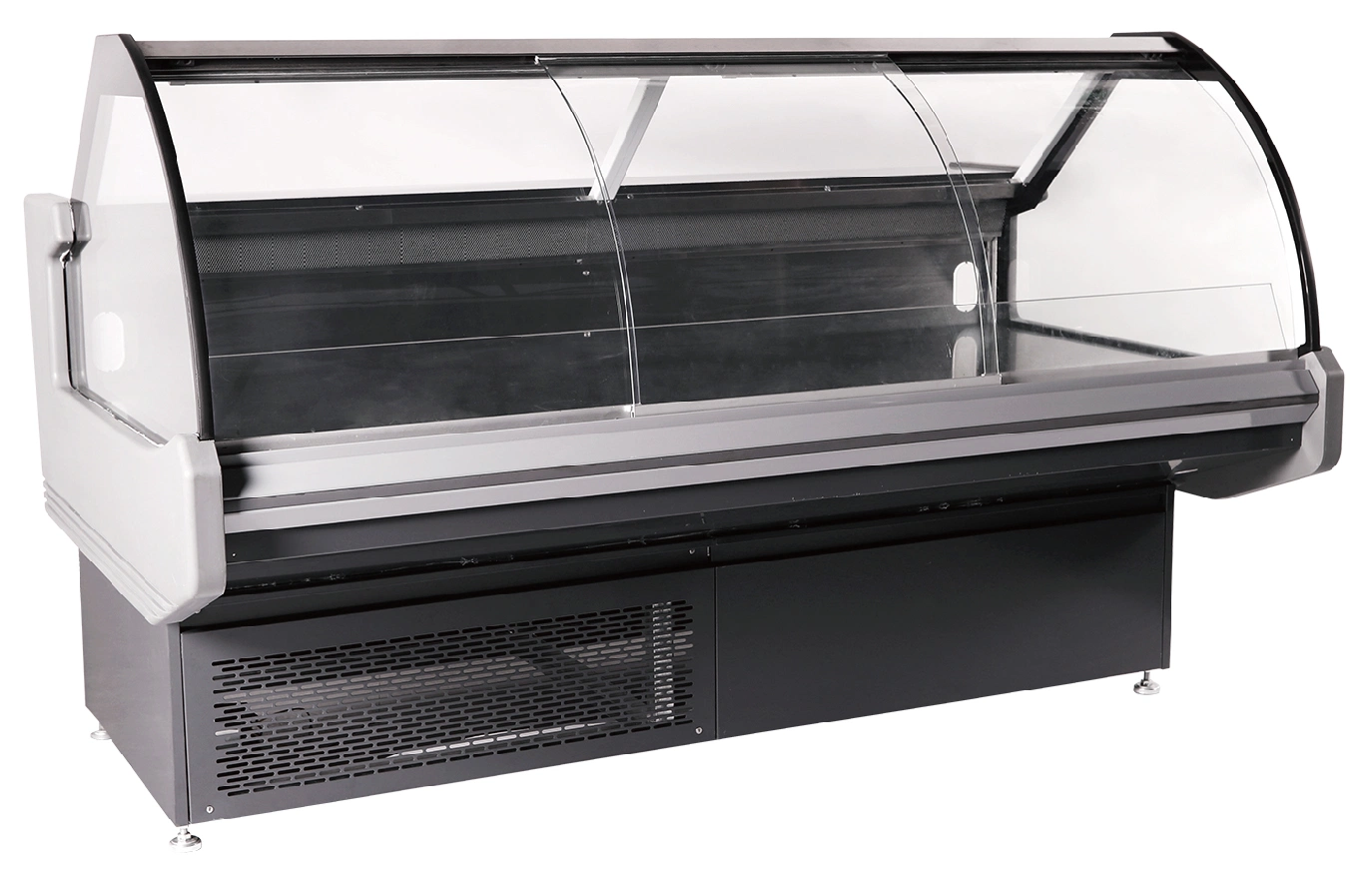 Supermarket Glass Display Refrigeration Meat Sushi Deli Showcase Refrigerator