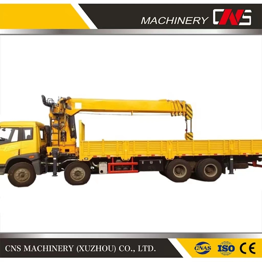 Fábrica de Marca China Venta CNS Lorry Crane 16 Ton Hydraulic Grúa montada en camión de pluma Precio barato para la venta