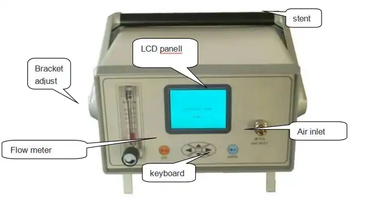 Détecteur de fuite de Gaz Gaz Gaz de l'analyseur de pureté de la détection de dispositif de mesure d'oxygène de la machine