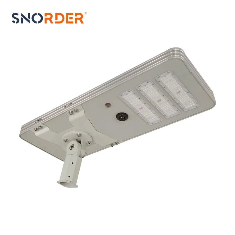 Wholesale/Supplier 150W Round Corner Aluminium One-Piece Solar Street Light Radar Sensor + Switch + Automatic Light Control and Other Modes Light Body Size 715*350*60mm