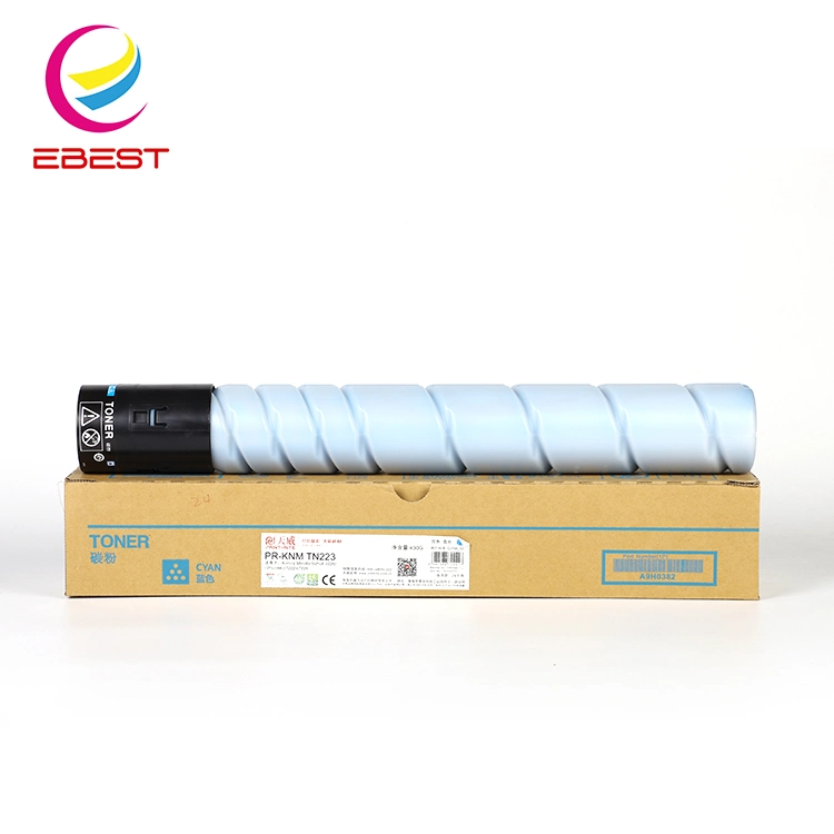 Ebest Original Factory Latest Model Color Toner Cartridge Tn223 for Used in Minolta Copier