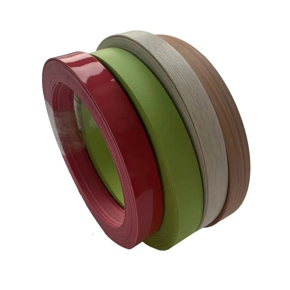 High Quality MDF PVC Furnitureplastic Metallic Decoration Edge Banding Tapes for Trim Cabinet Strip in Furniture Factory