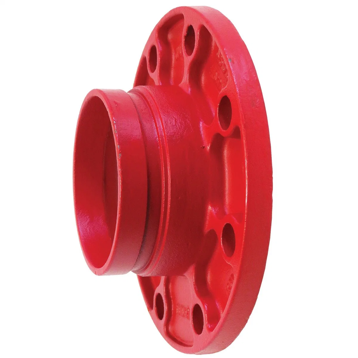 Cast Iron Grooved Pipe Fitting Connector Adapter Flanges for Fire Fighting