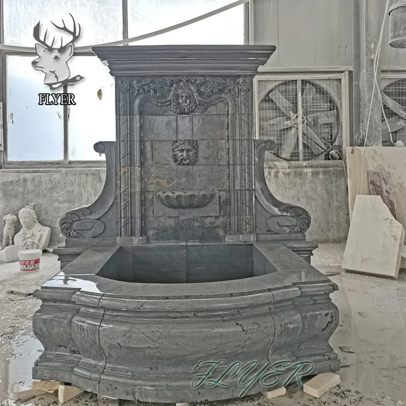 China Stone Manufacture Outdoor Garden Decoration Stone Waterfalls Marble Stone Wall Fountain