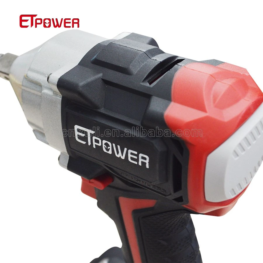 طقم مفاتيح ربط الحبل اللاسلكي ذات التأثير غير الواثدي Etpower 21V 1/2' من أجل صامولة العجلة