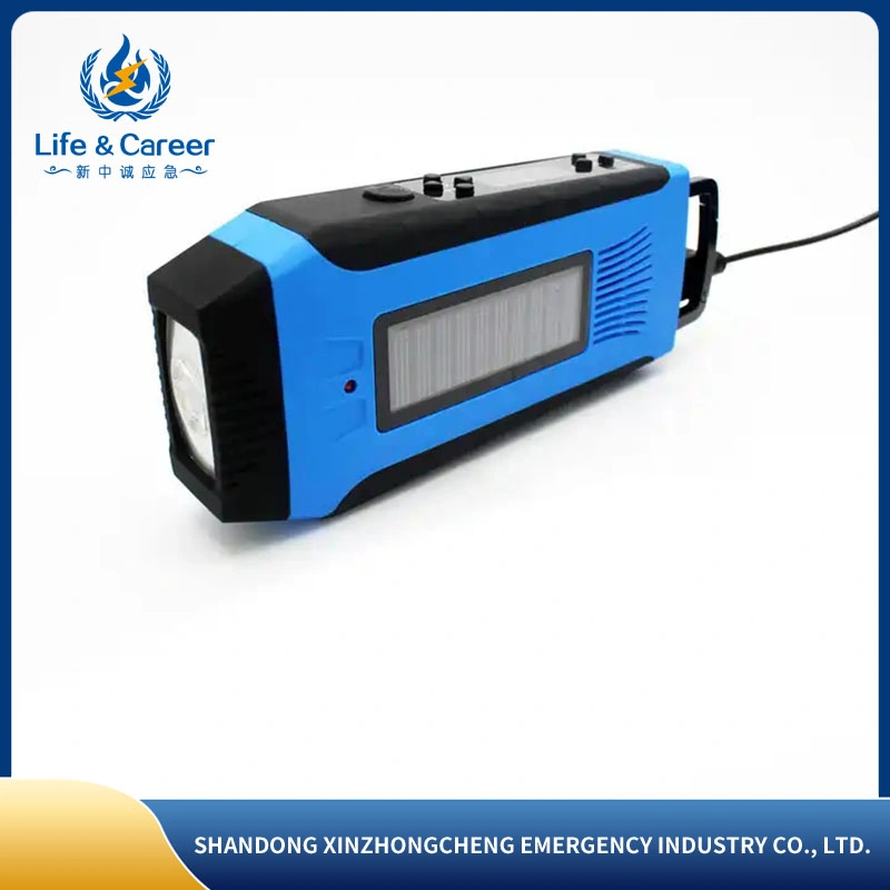 Nueva llegada Radio Solar mano Crank Generator emergencia exterior Digital Radio portátil