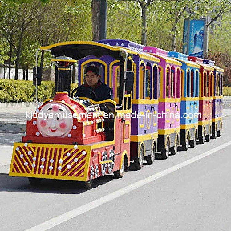 Outdoor and Indoor Kids Rides Theme Park Trackless Train Amusement Train for Sale