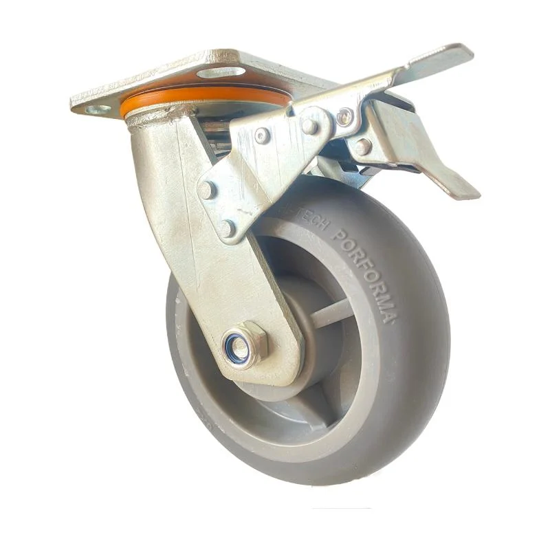 High Temperature TPR Casters Industrial Trolley Scaffold Caster Wheels