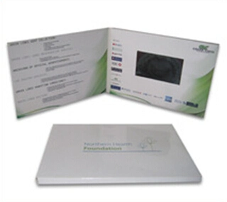Cadeaux de promotion de la carte de voeux vidéo LCD USB