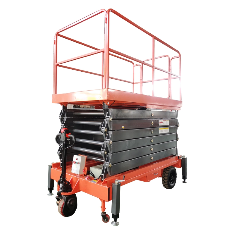 Europe Standard 20 Feet 40 Feet Scissor Lift with OEM Service