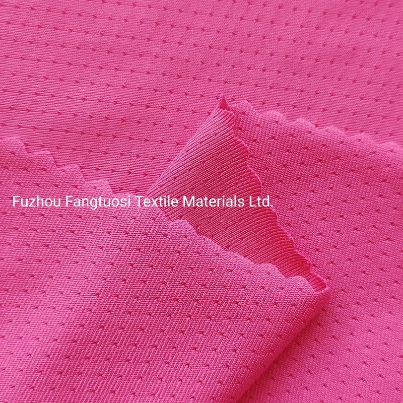 Upf 50+ Solid Color Polyester Elastane Athletic Wicking Jersey Fabric for Sportwear