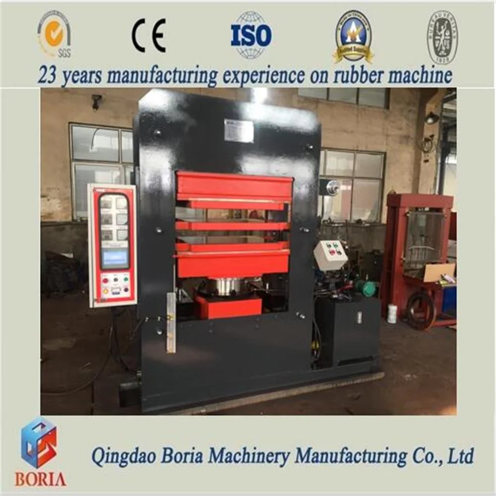 4 Column Type Automatic Duplex Rubber Vulcanizing Press / Hydraulic Vulcanizing Press with ISO 9001