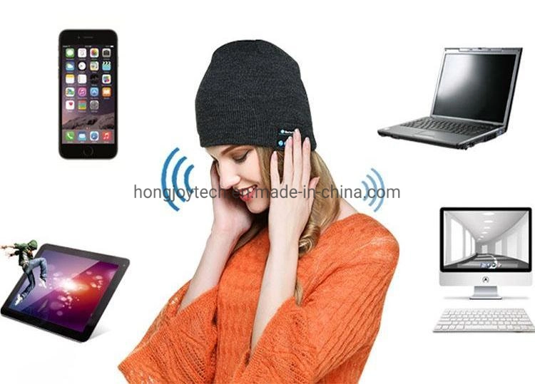 Beanie Hat avec des écouteurs Bluetooth sans fil, d'hiver de bonneterie Hat Microphone et haut-parleurs stéréo, Unique Tech cadeaux Stuffers de stockage pour les Hommes Femmes