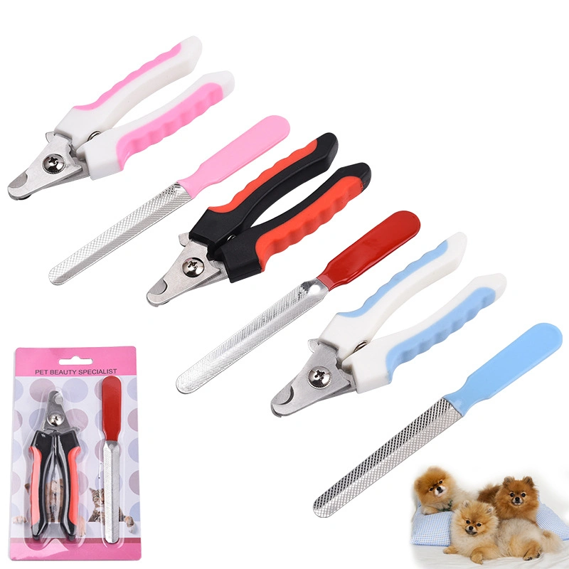 Best Selling Professional Pet Nail Trimmer Products Pet Grooming Accessories Safety Cat Dog Nail Clippers File