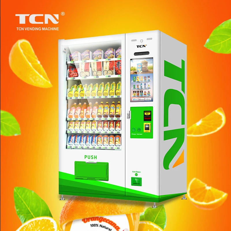 Tcn Transparent Touch Screen Vending Machine Price