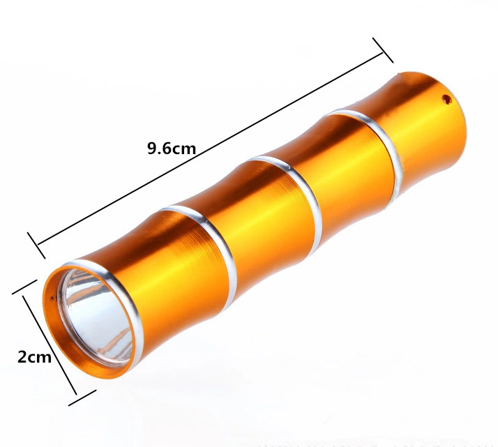 Colorful LED Torch with Battery Aluminium Alloy LED Flashlight