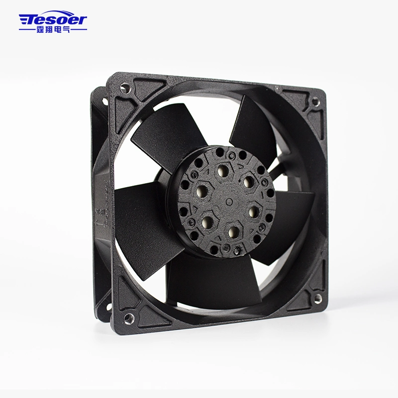 120X120X38mm AC Axial Solar Air Conditioner Cooling Fan with Metal Blade Made in China (TX-4E)