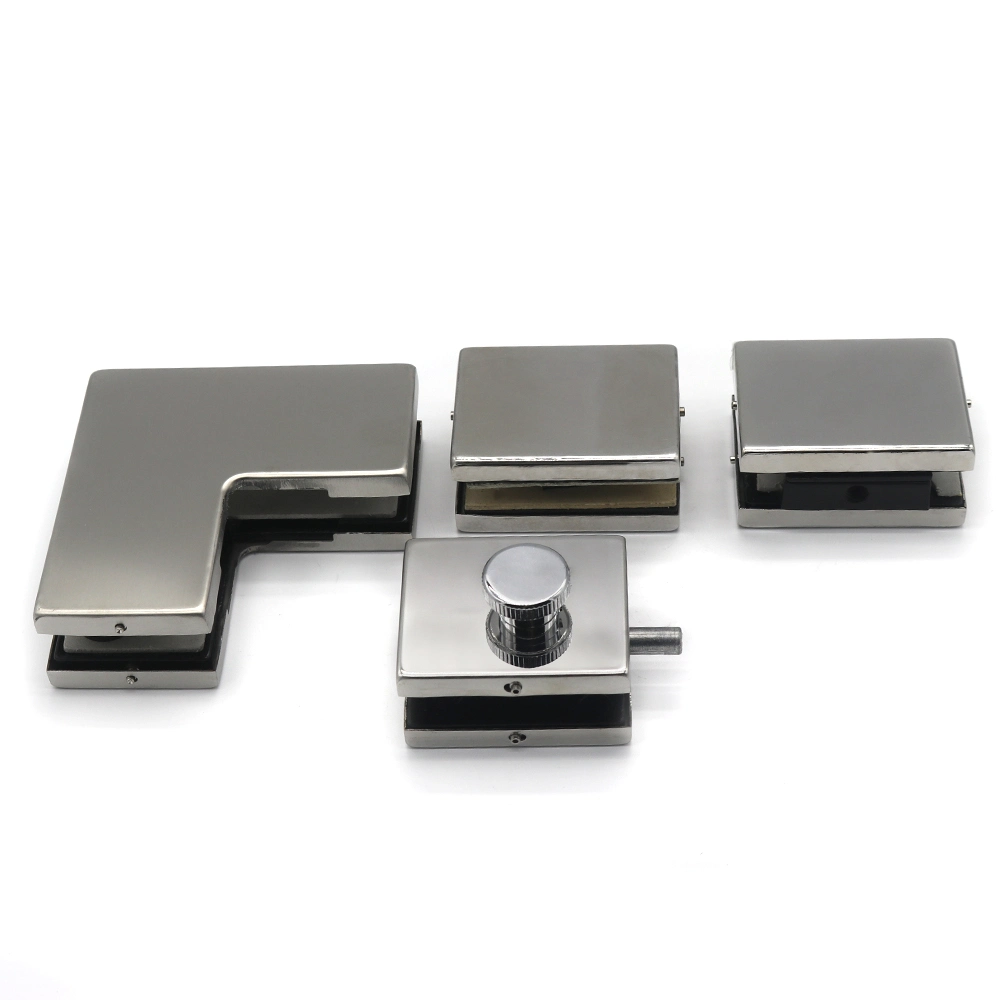 Square Stainless Steel Glass Clamp Fitting