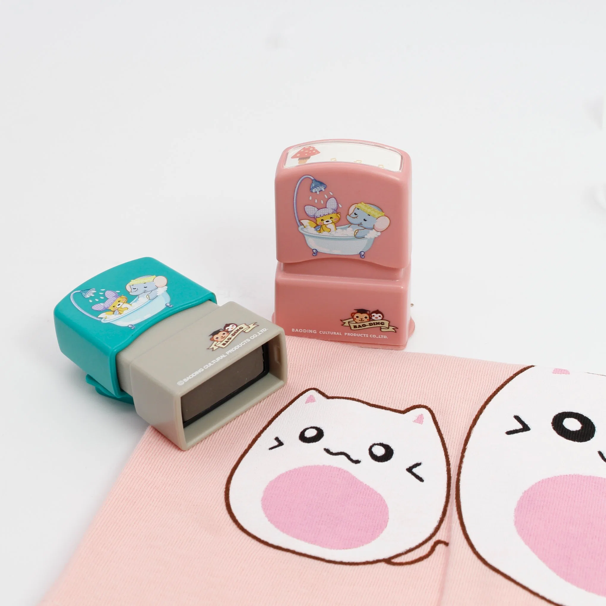 Bricolage Custom Stamp pour enfants Imprimer avec le nom Seal Stamp Timbres personnalisés pour bébé vêtements enfant Sceaux d'impression avec nom de bébé