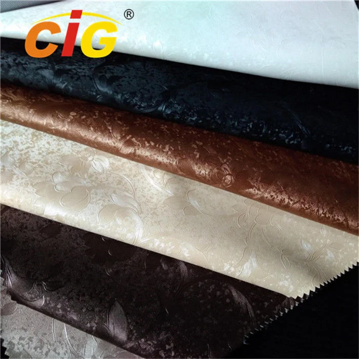 Waterproolf Metallic PVC Artificial Leather Fabric Material for Bags Upholstery