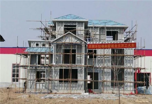 Customized Steel Frame Structure Single-Family, Conjoined Villas