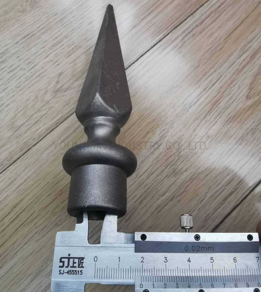 Aluminum Fence & Railing Spear Points/Finials/Spear Tops Flower Type for 19mm Round Picket