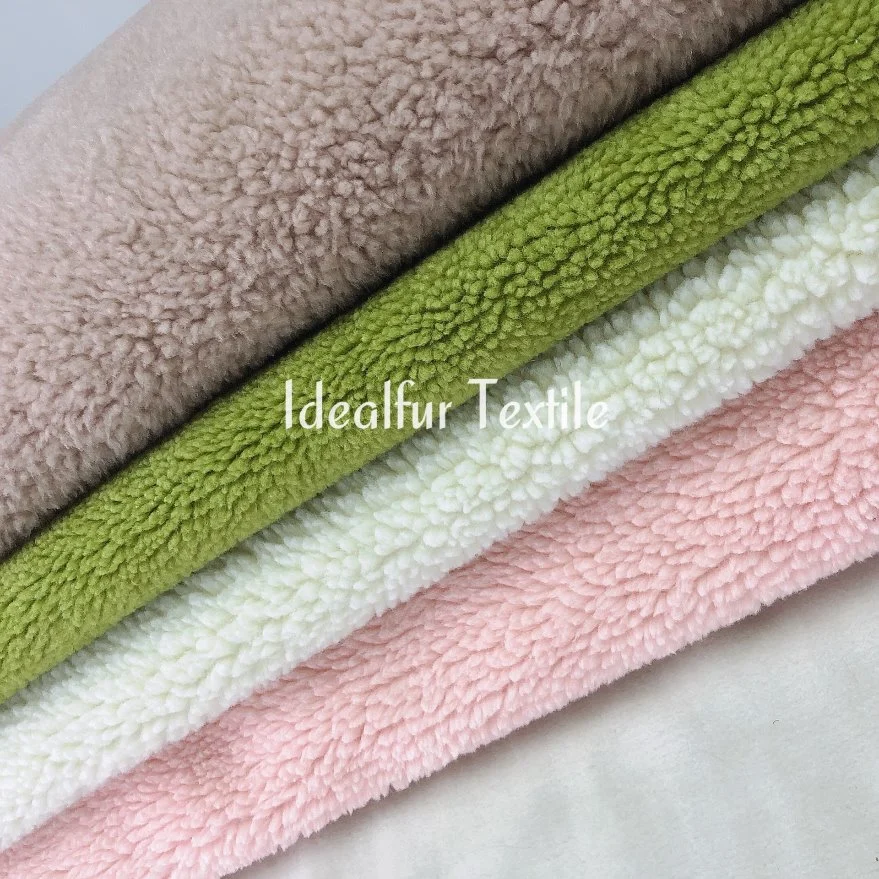 Solid Color Imitation Lambs Wool/Faux Sheep Fur/Granules Plush