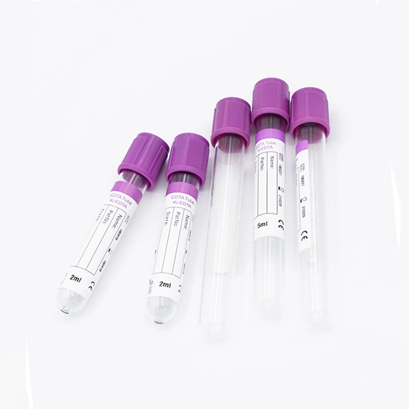 Medical Disposable Blood Test Tube Vacuum K2/K3 EDTA Blood Collection Tube