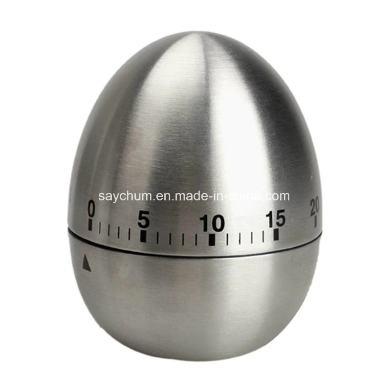 Mechanical Dial Cooking Kitchen Timer Alarm 60 Minutes Stainless Steel Kitchen Cooking Tools Kitchen Egg Timer