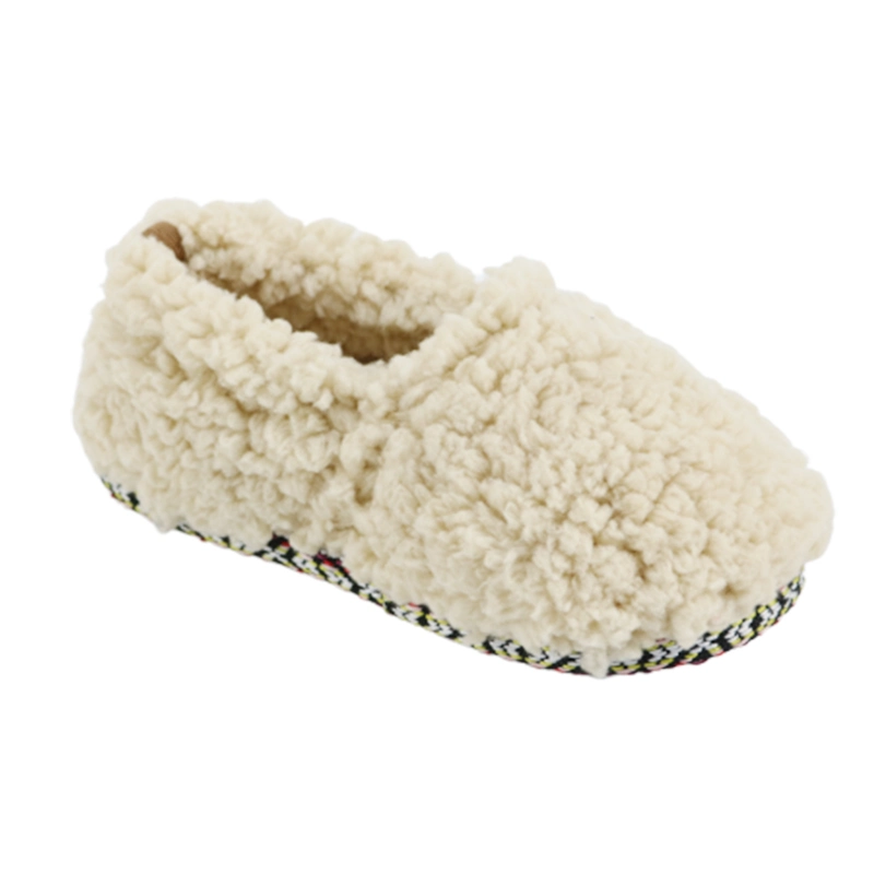 Winter Children Home Indoor Slippers Kids Baby Sherpa Shoes Girls Plush Warm Slippers Boys Cute Shoes Kids Winter Slippers