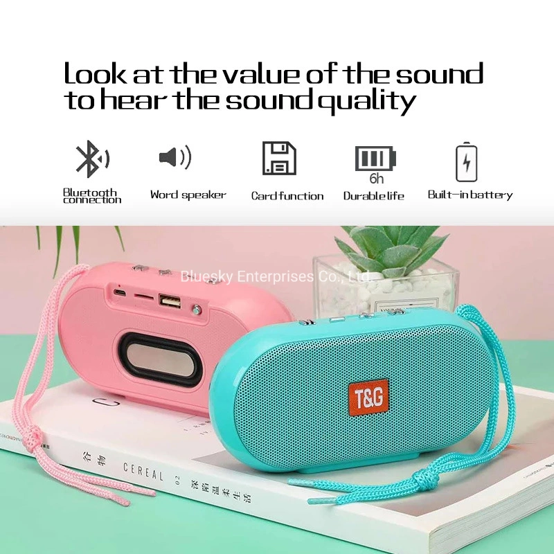 Multifunktions-Wireless Bluetooth-Lautsprecher Tragbarer Mini Creative Subwoofer USB/TF/FM Radio Tg179 Bluetooth-Lautsprecher Für Den Außenbereich