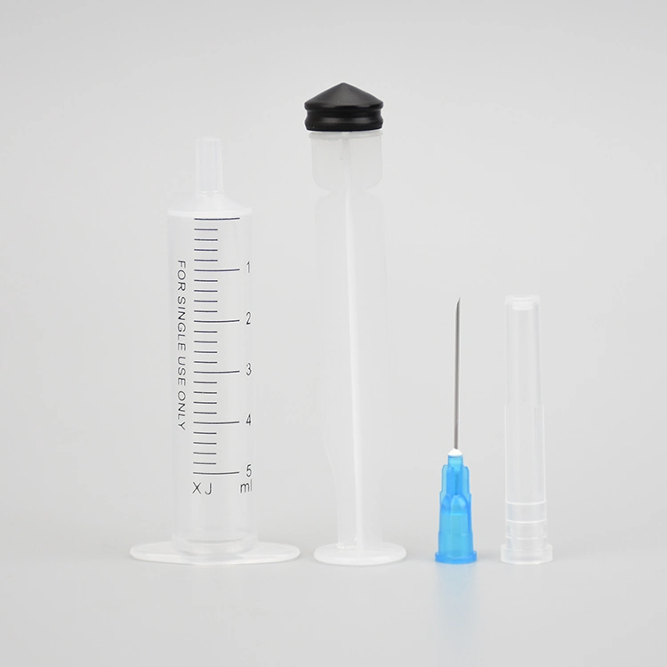 5ml Plastic Injection Disposable Automatic Retractable Syringes with Needle