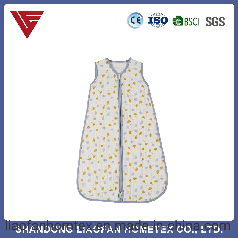 High quality/High cost performance Cheap Baby Muslin Cotton Print Soft Sleeping Sack Newborn Infant Swaddle Sleeping Bag