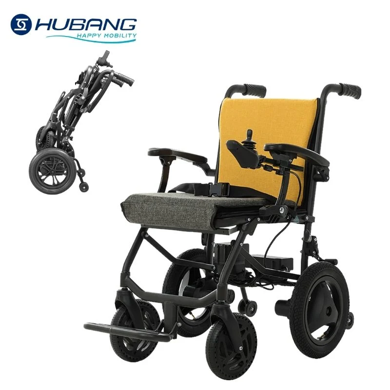 Lightweight Foldable Smart Remote Control Power Removable Motor Electric Wheelchair with Anti-Tipper