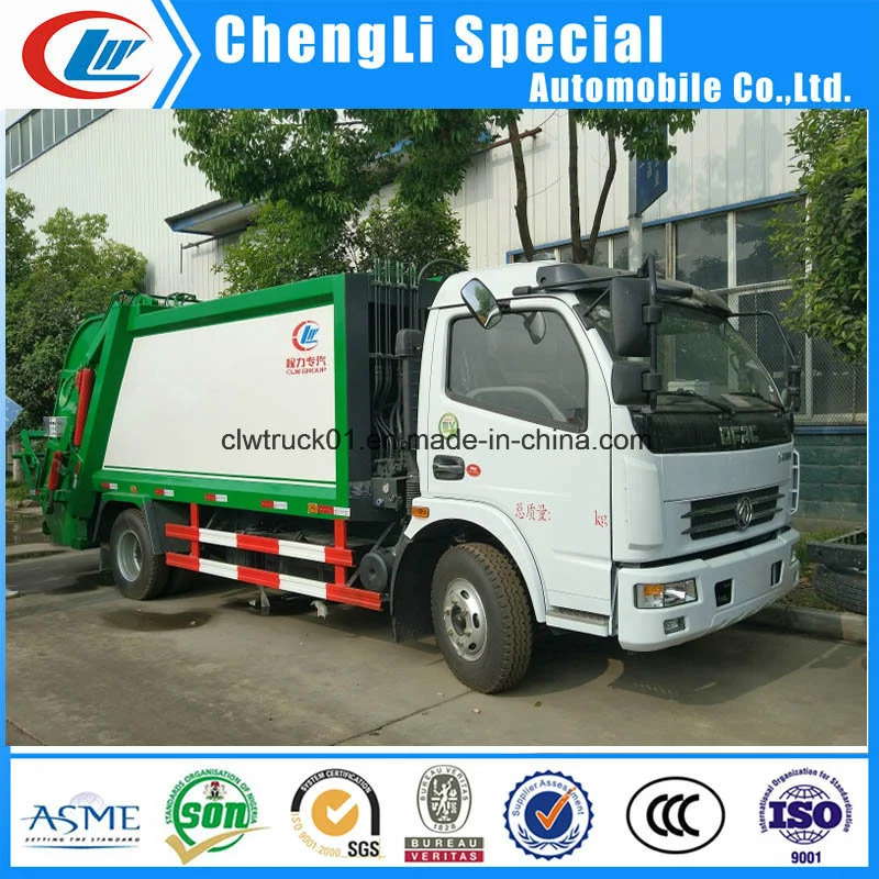 Small Capacity City Sanitation Car Household Waste Transport Lorry