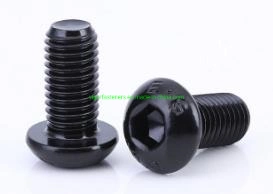 M6/M8/M10 ISO7380 Black Oxide Metric Hex Socket Button Head Cap Screw for Machinery