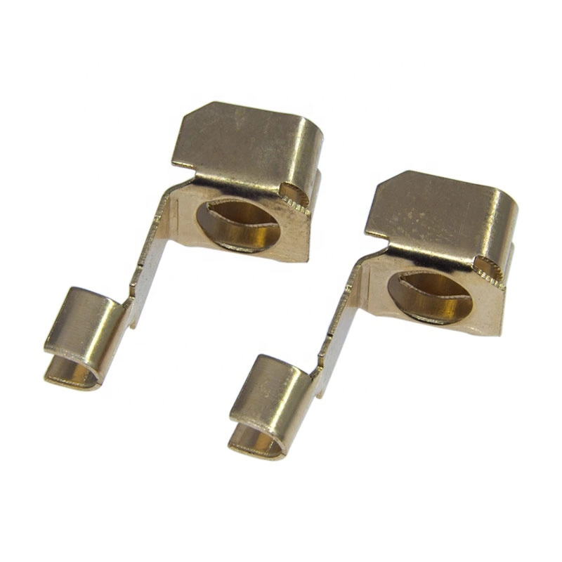 Custom Electrical Socket Contacts, Brass Metal Stamping Parts