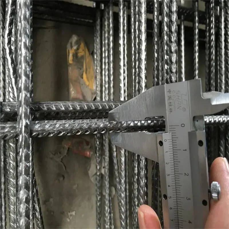 Сварная стальная арматурная квадратная проволочная сетка для бетонных плит 6 мм Усиленная квадратная сетка 8 мм 10 мм 12 мм