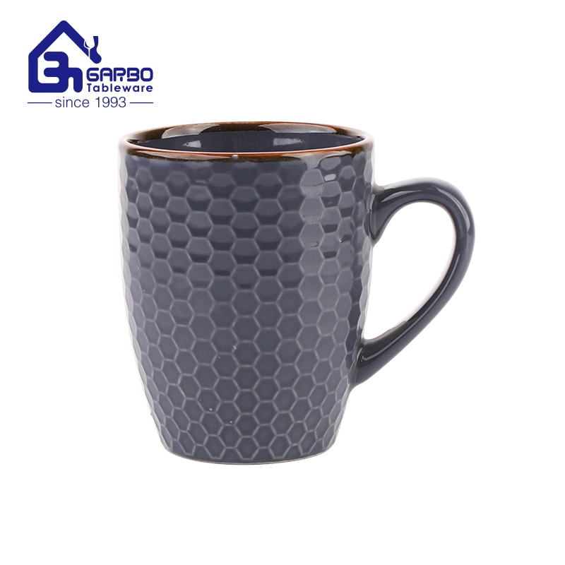 Tasse à café en porcelaine de qualité supérieure avec soucoupe en céramique de 6 oz Ensemble de tasses Watter pour la maison vaisselle