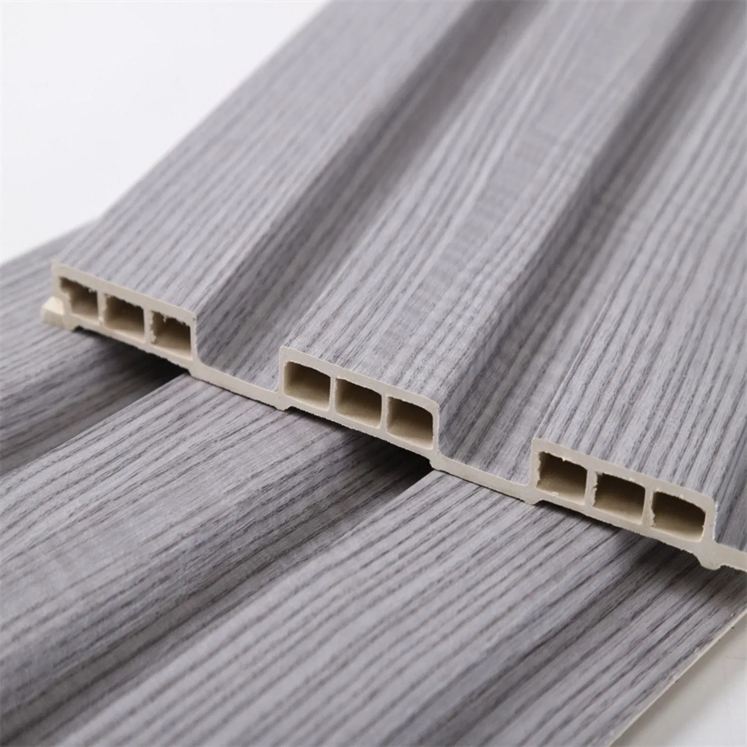 Auuan Interior Decoration Wall Panel PVC Laminated Eco-Wood Wall Slat Panel 202*12mm Great Wall Board