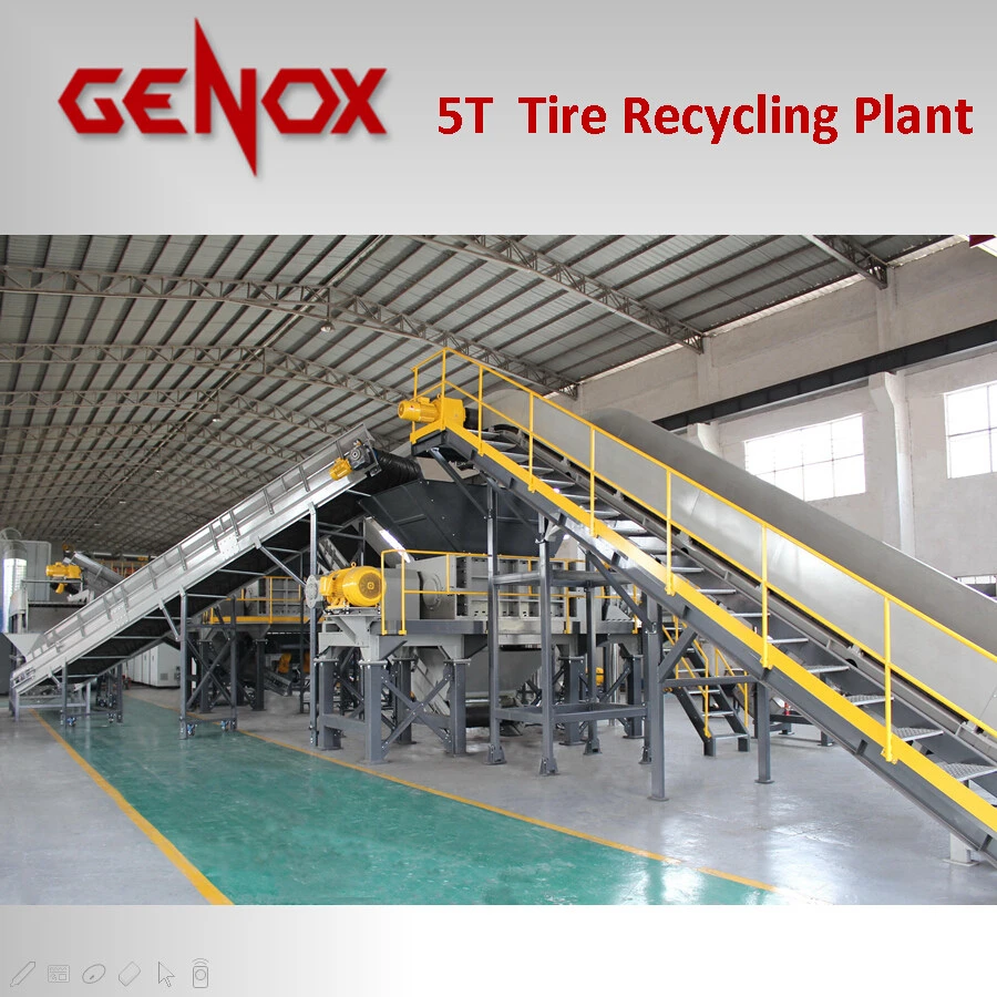 Machine de recyclage de pneus / Système / Déchiqueteuse de plastique / Déchiqueteuse de papier