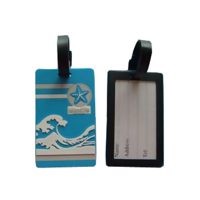 Custom Special Design Luggage Tag Rubber Patch for Sale