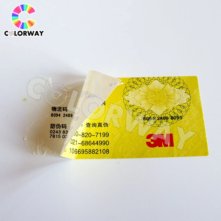 Professional Laser Holographic Label Anti-Counterfeiting Printing